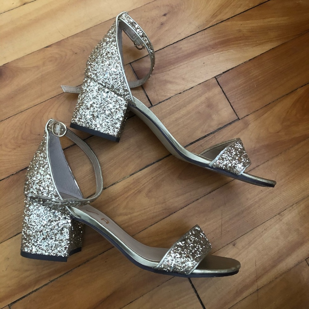 Gold heels